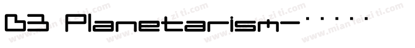 D3 Planetarism字体转换